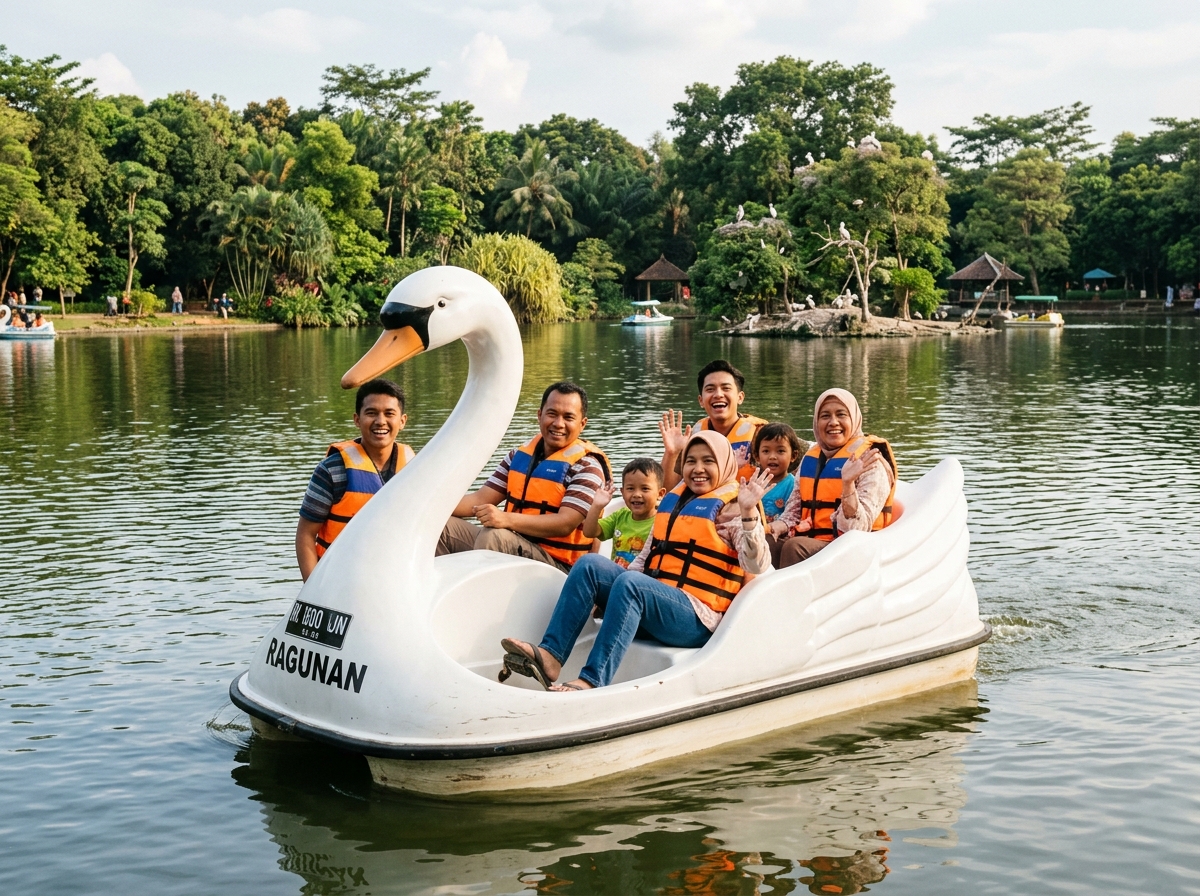 Perahu Angsa Danau Ragunan